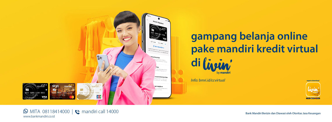 Mandiri Kredit Virtual ( Bmri.id/ccvirtual ) || Mandiri Kartu Kredit