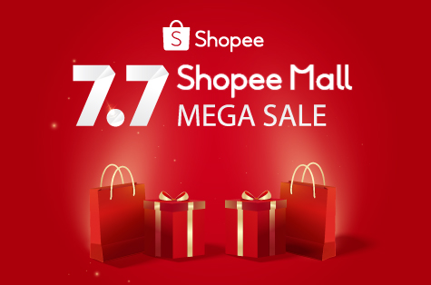 Promo 7.7 Shopee Mall Mega Sale diskon s.d Rp597 ribu