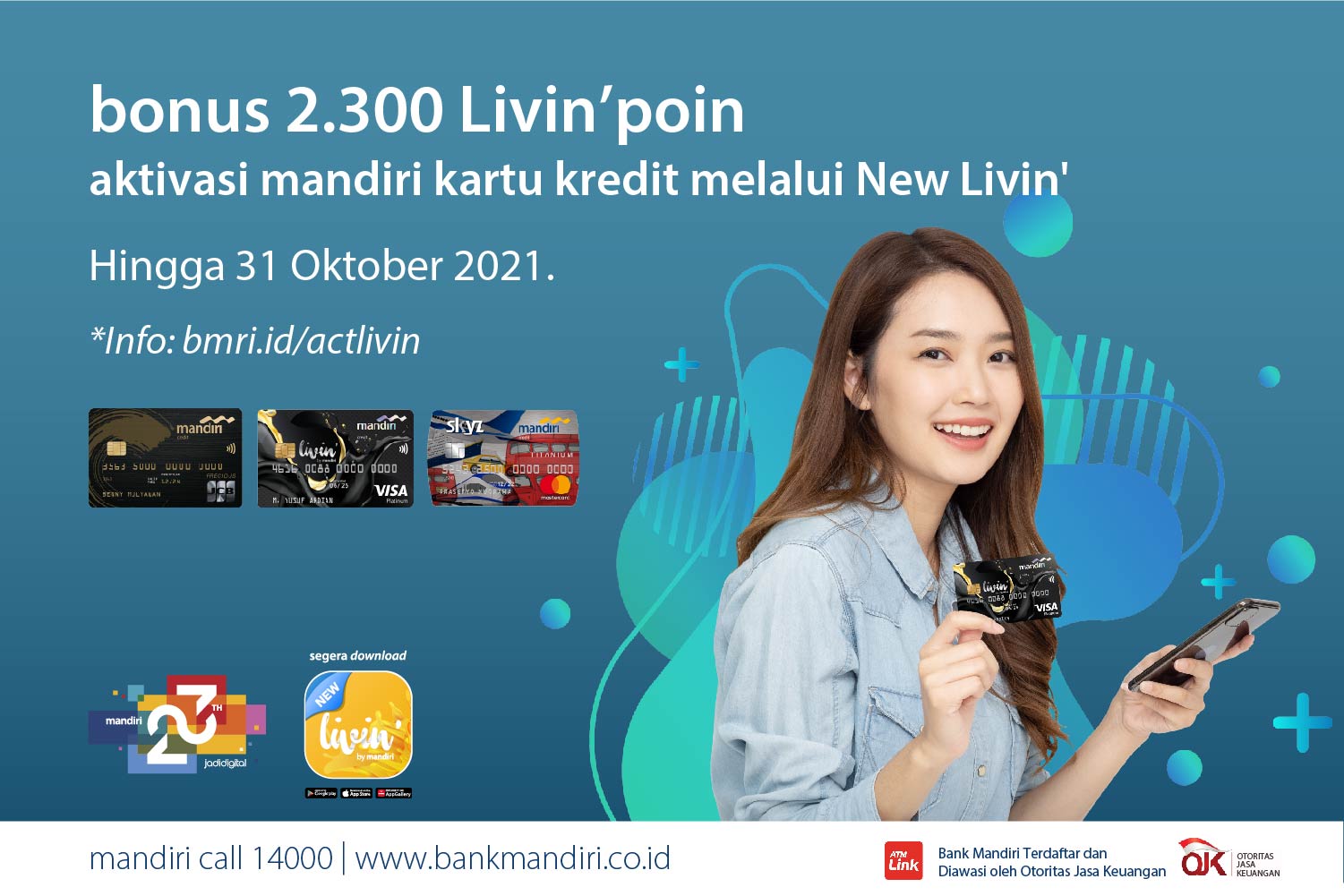 Aktivasi Mandiri Kartu Kredit Di New Livin’ || Mandiri Kartu Kredit