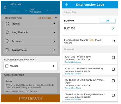 Cara Penggunaan E-Voucher Blibli || Mandiri Kartu Kredit
